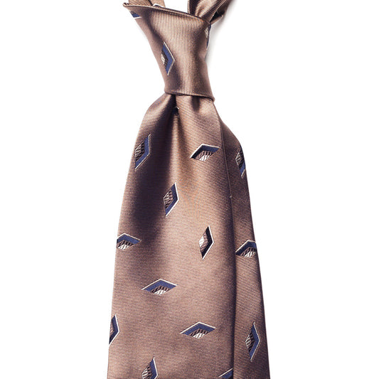 GEOMETRIC JACQUARD SILK TIE