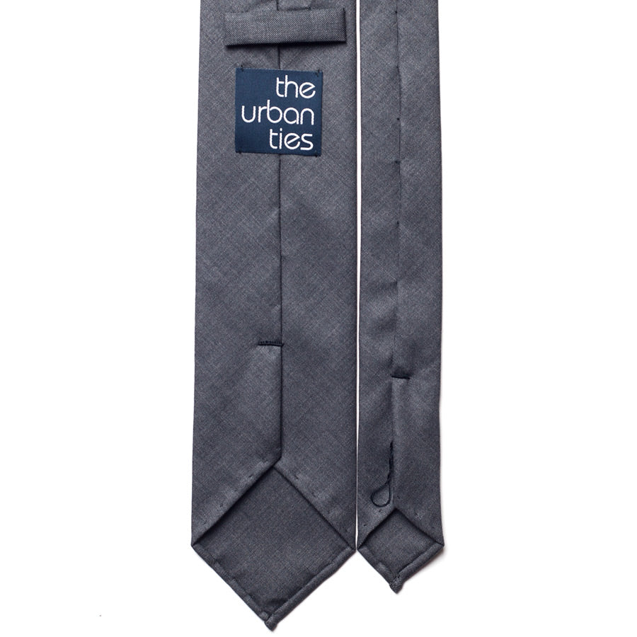 CHARCOAL GREY WOOL TIE