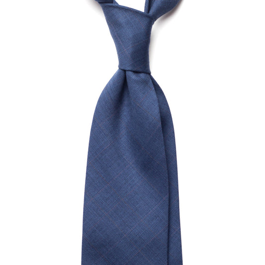 GLEN CHECK WOOL TIE