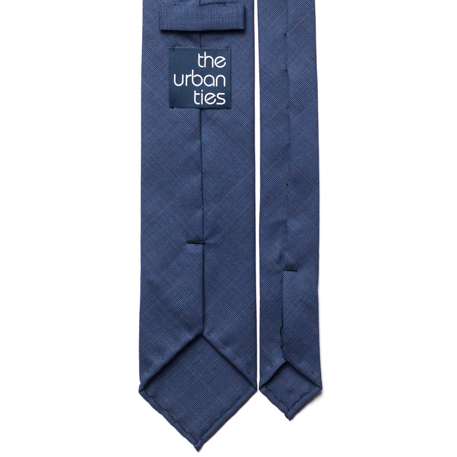 GLEN CHECK WOOL TIE