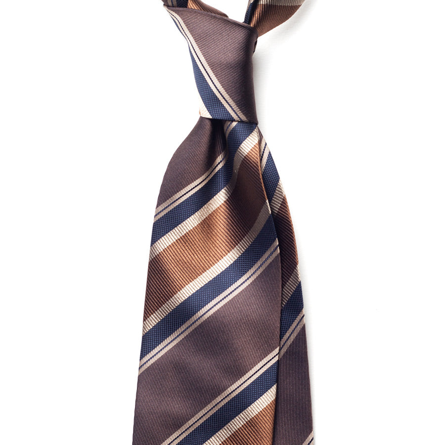 REPP STRIPE SILK TIE