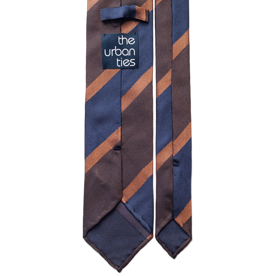 BLOCK STRIPE SILK TIE
