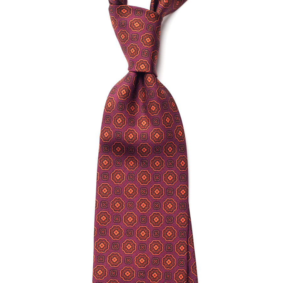 VINTAGE MEDALLION SILK TIE