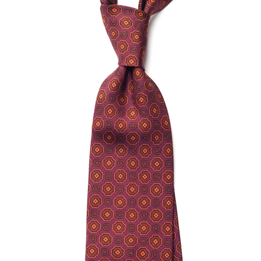 VINTAGE MEDALLION SILK TIE