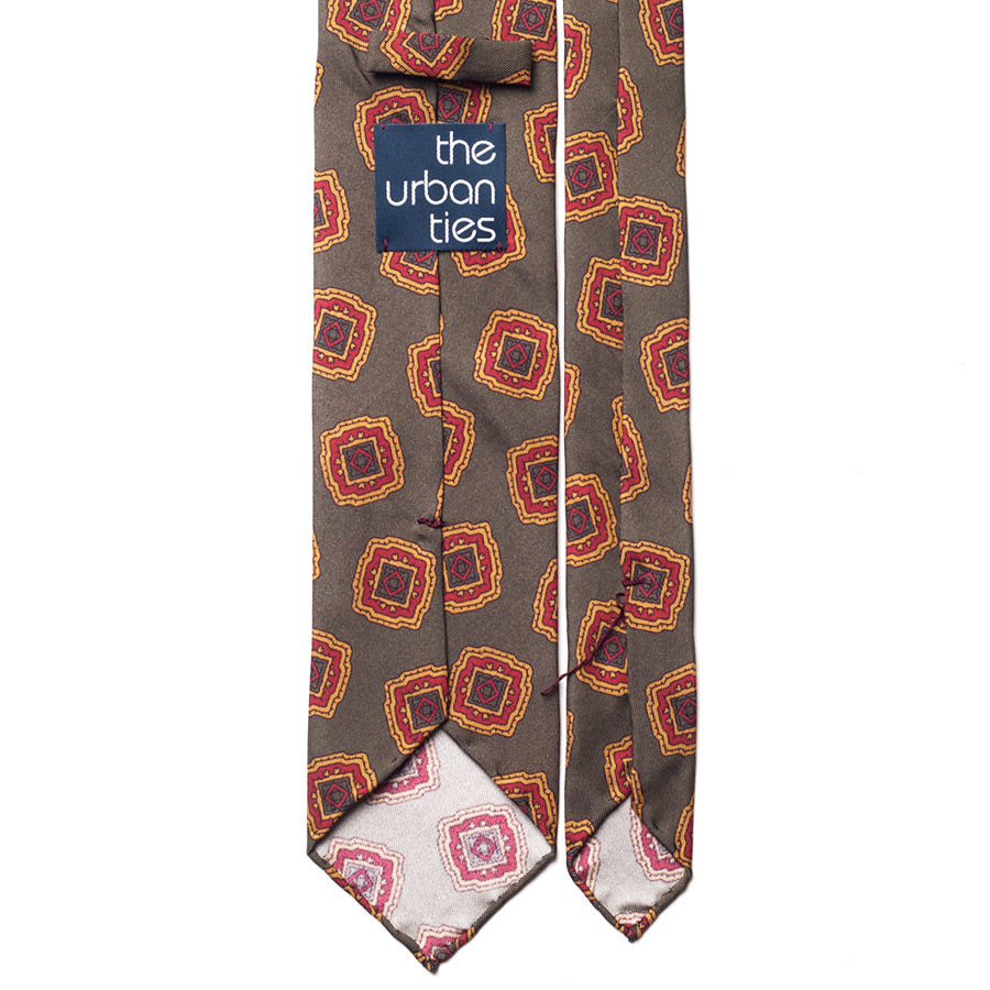 VINTAGE MEDALLION SILK TIE