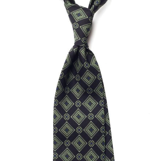 VINTAGE MEDALLION SILK TIE