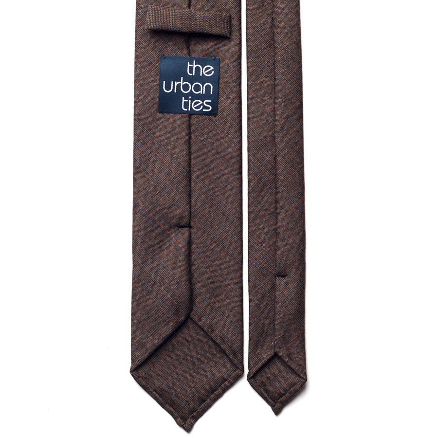 GLEN CHECK WOOL TIE