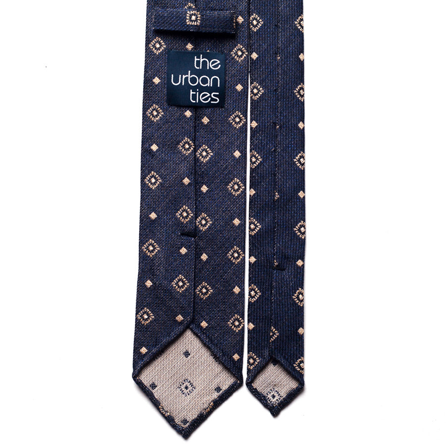 VINTAGE MEDALLION SILK/COTTON TIE