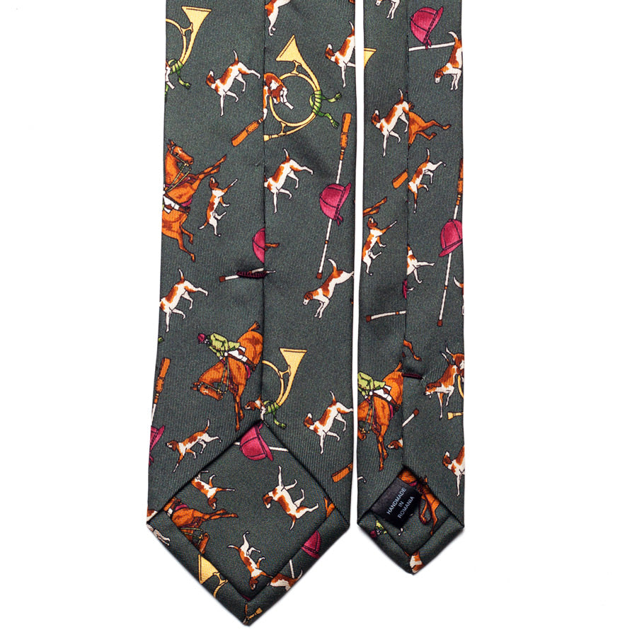 HUNTING SILK TIE