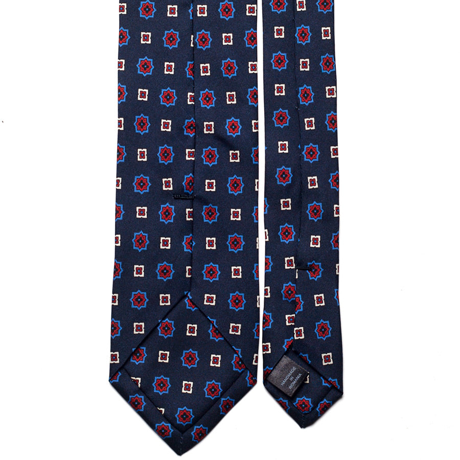 GEOMETRIC SILK TIE
