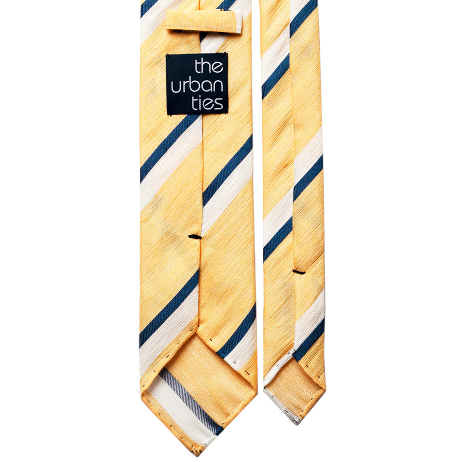 REPP STRIPE SILK/LINEN TIE