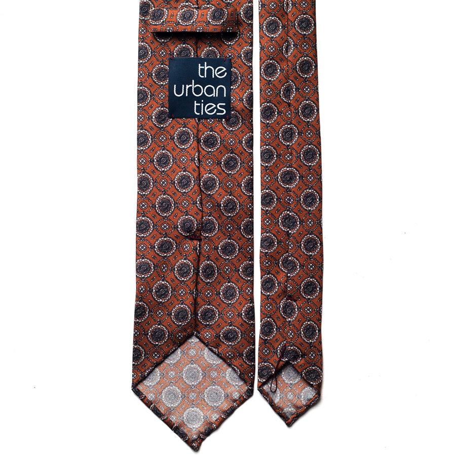 VINTAGE MEDALLION SILK TIE