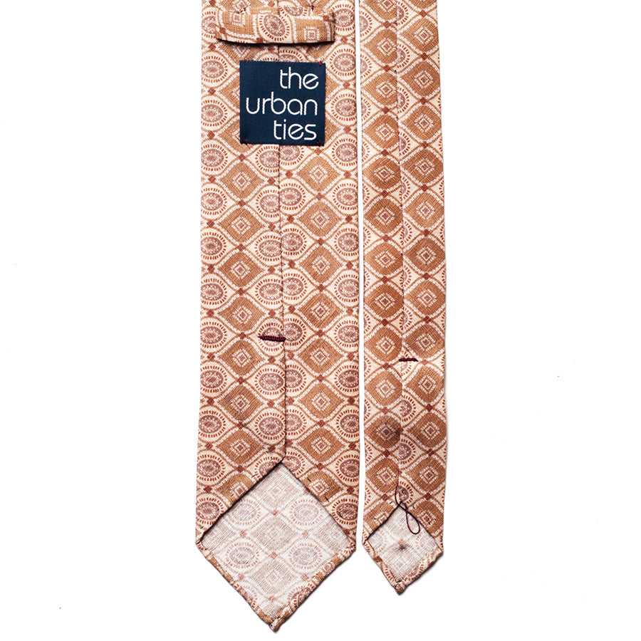 VINTAGE MEDALLION SILK TIE