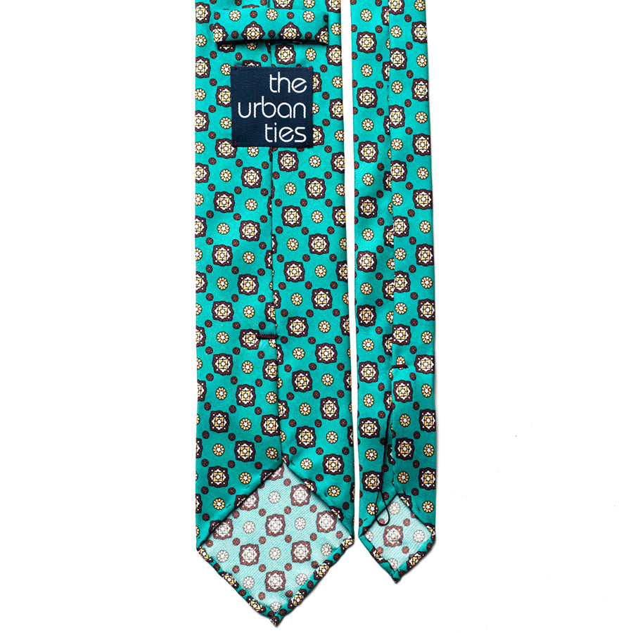 VINTAGE MEDALLION SILK TIE