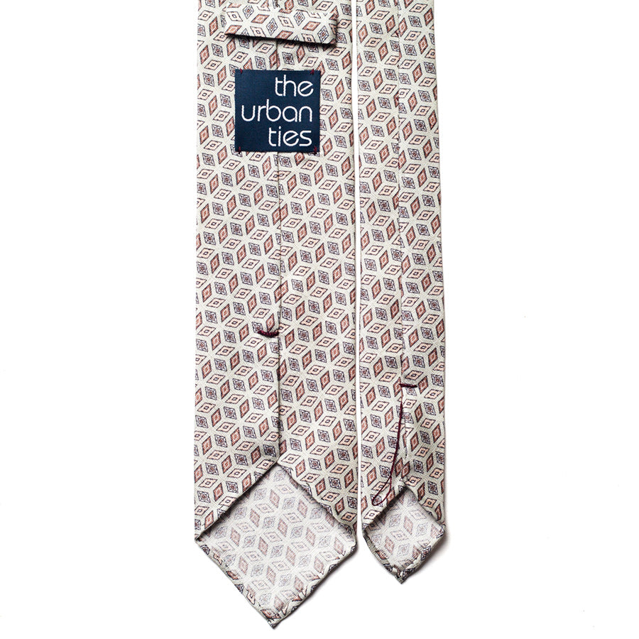 GEOMETRIC SILK TIE