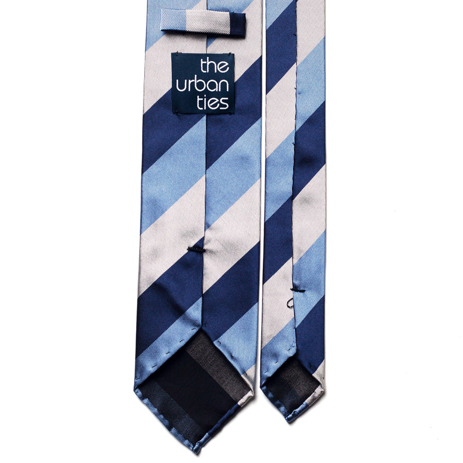 BLOCK STRIPE SILK TIE