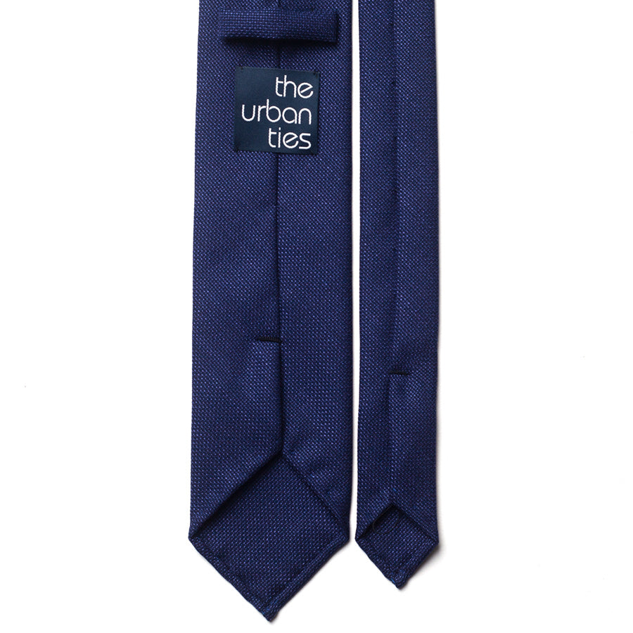 SOLID WOOL TIE - BLUE