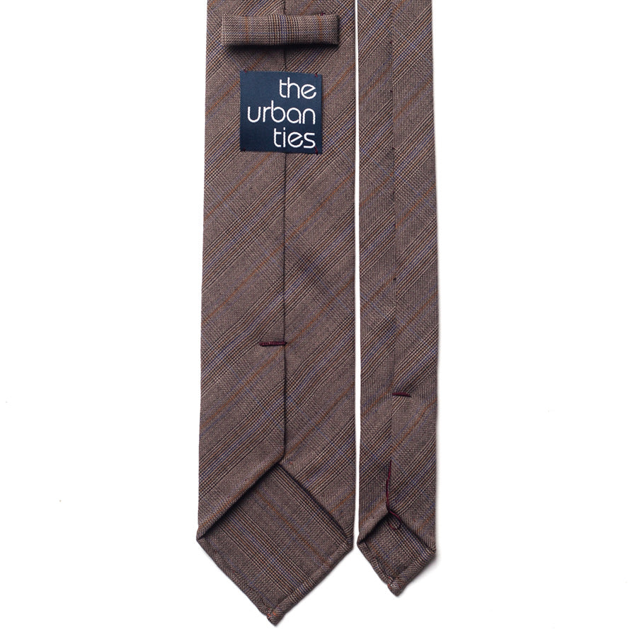 GLEN CHECK WOOL TIE