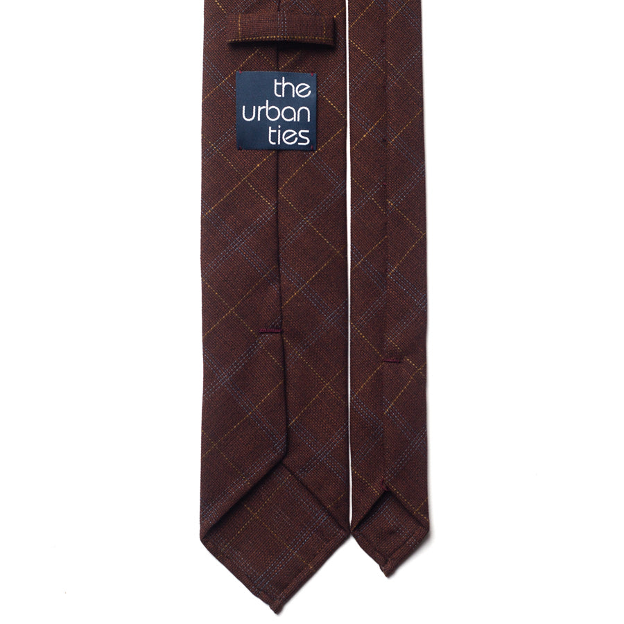 WINDOWPANE WOOL/SILK TIE
