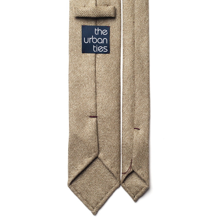 HERRINGBONE WOOL TIE