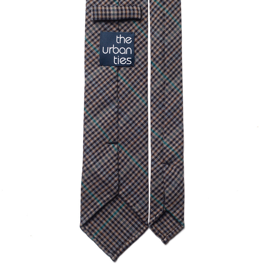 GUN CHECK WOOL TIE