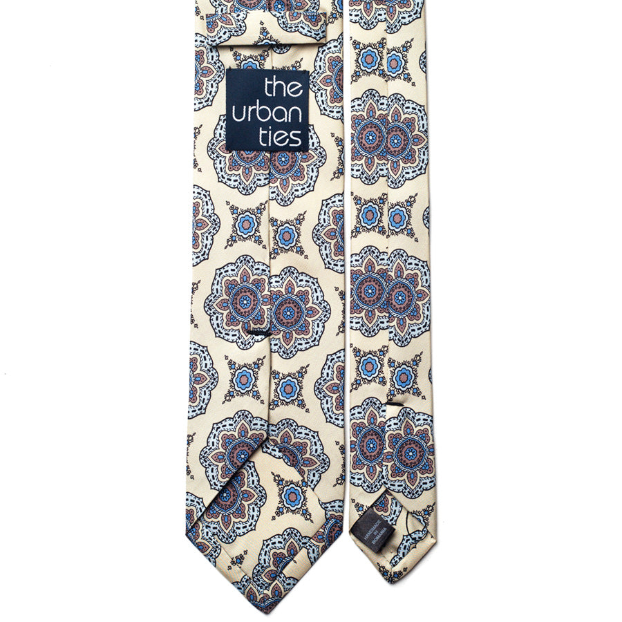 VINTAGE MEDALLION SILK TIE