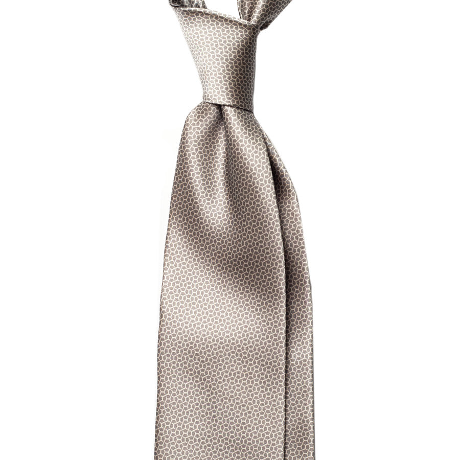MICROPATTERN SILK TIE
