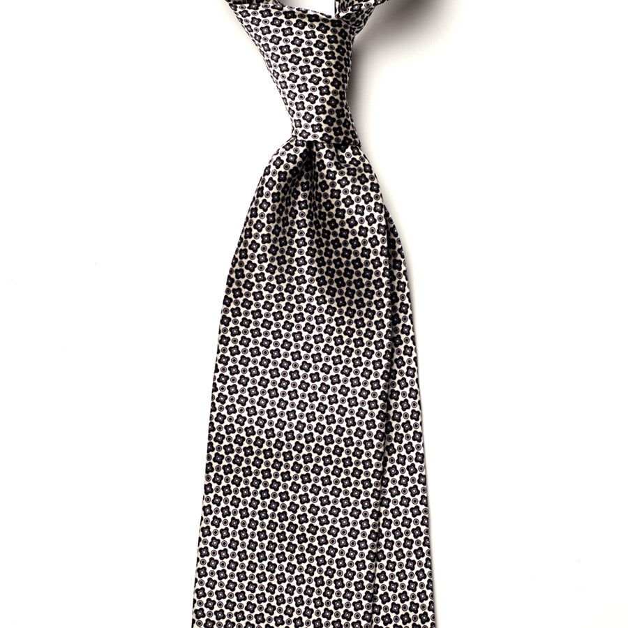 MICROPATTERN SILK TIE