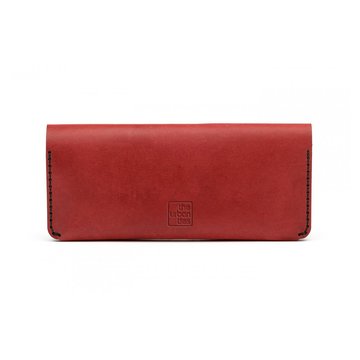 CLUTCH WALLET BORDEAUX + Leather care