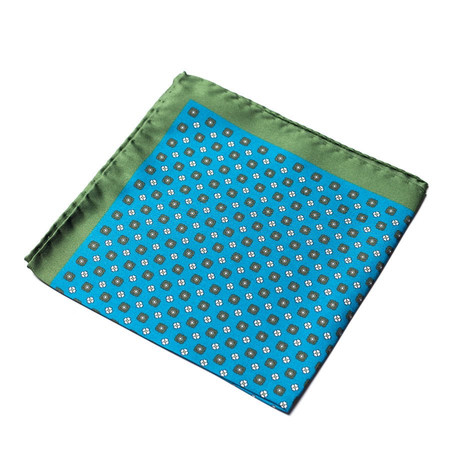 FLORAL SILK POCKET SQUARE