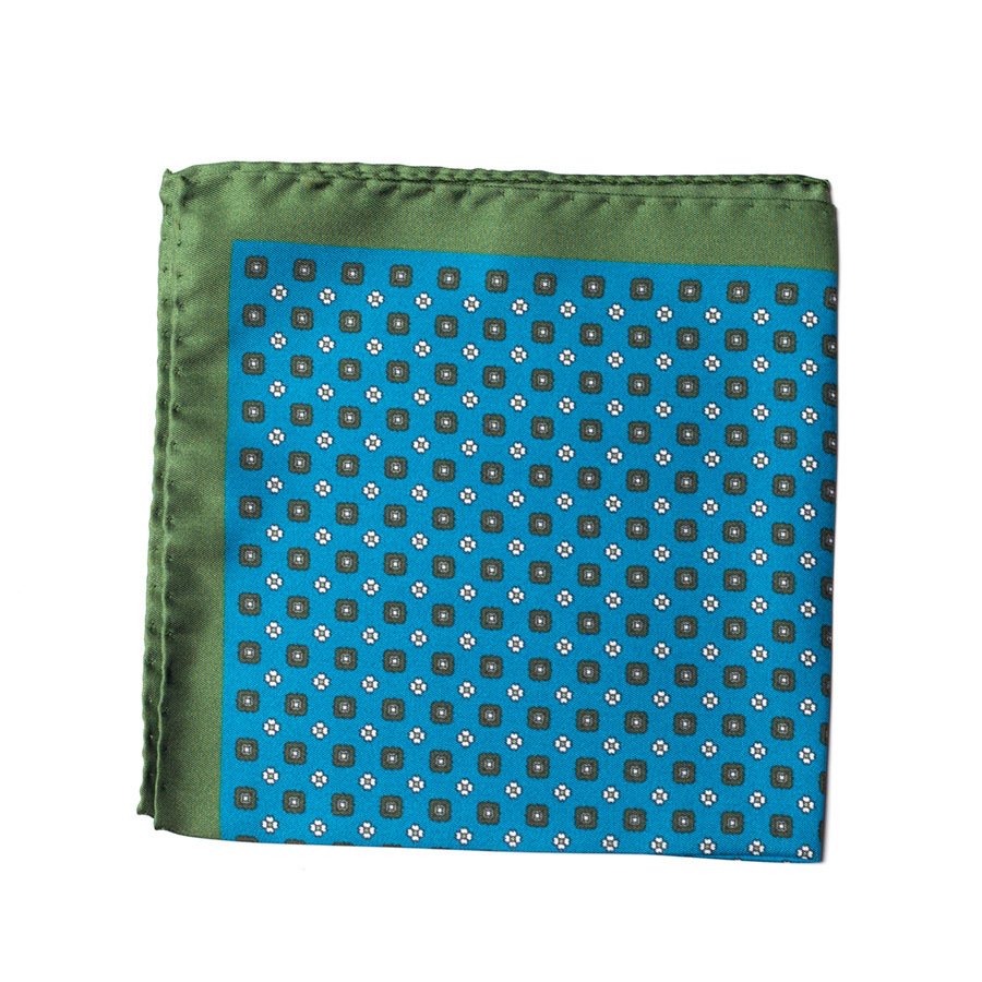 FLORAL SILK POCKET SQUARE