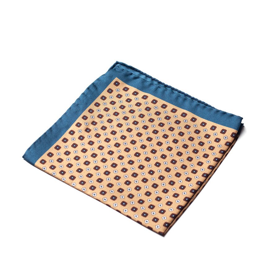 FLORAL SILK POCKET SQUARE