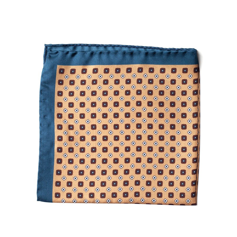 FLORAL SILK POCKET SQUARE