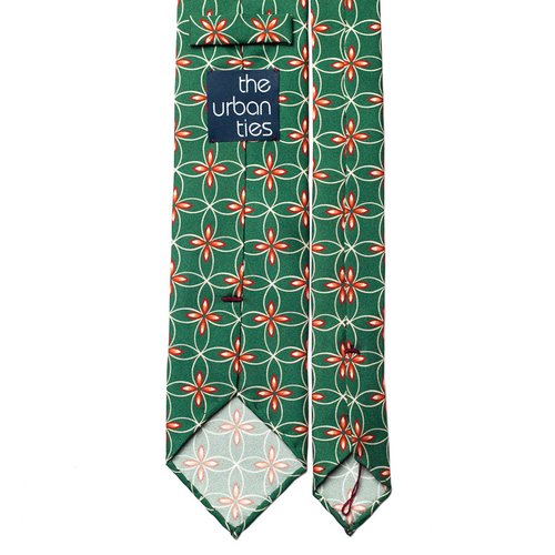 GEOMETRIC SILK TIE