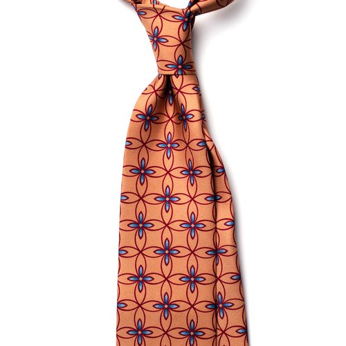 GEOMETRIC SILK TIE
