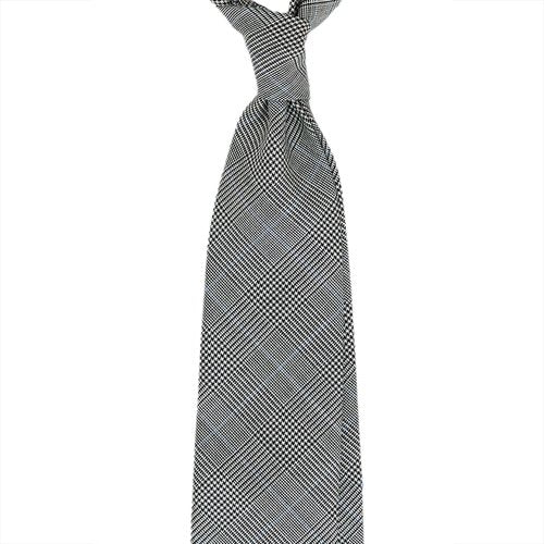 GLEN CHECK WOOL TIE