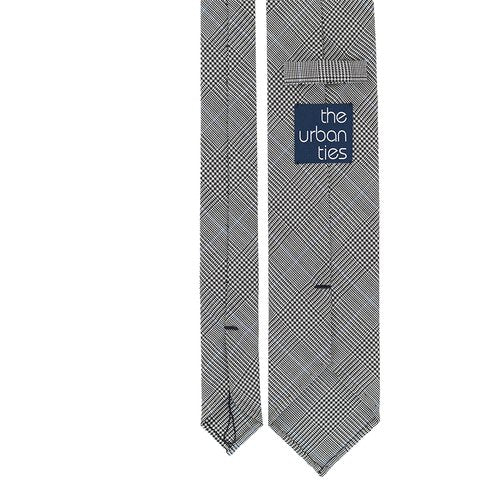 GLEN CHECK WOOL TIE