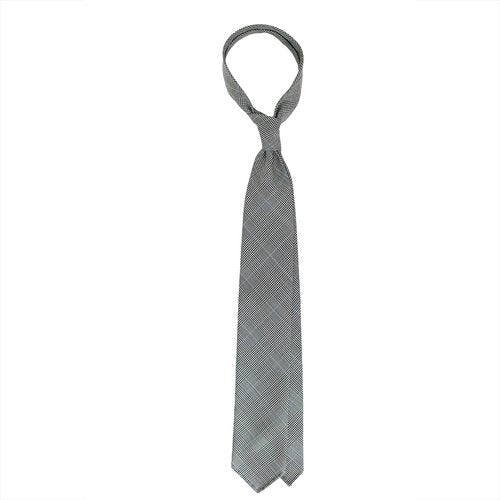 GLEN CHECK WOOL TIE