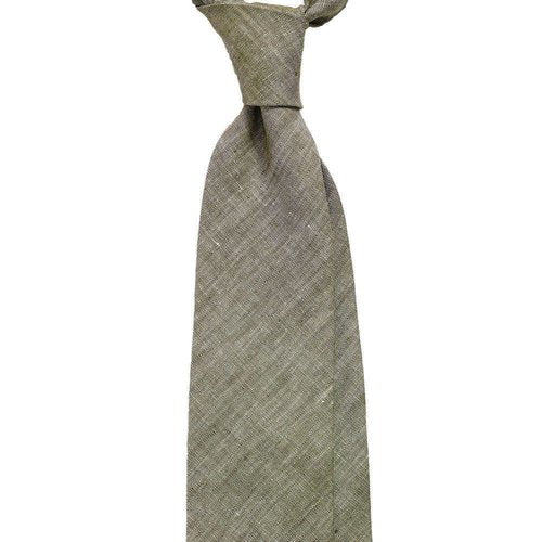 Handrolled Linen Tie