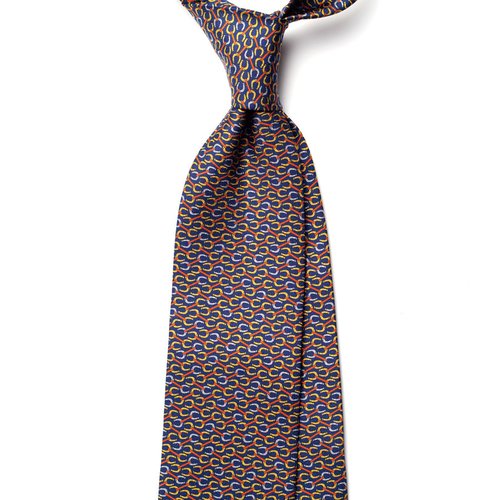 MICROPATTERN SILK TIE