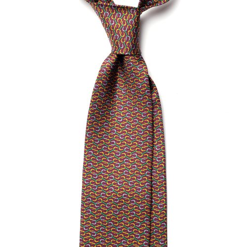 MICROPATTERN SILK TIE