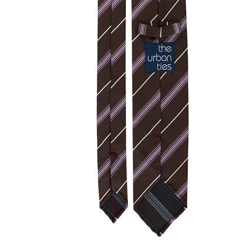 REPP STRIPE JACQUARD SILK TIE