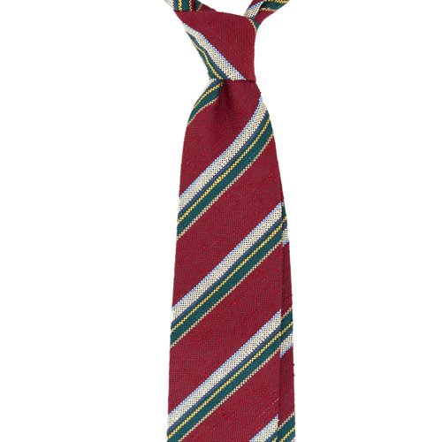 REPP STRIPE SHANTUNG TIE