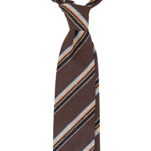 REPP STRIPE SHANTUNG TIE