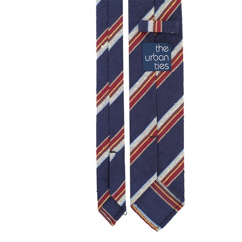 REPP STRIPE SHANTUNG TIE