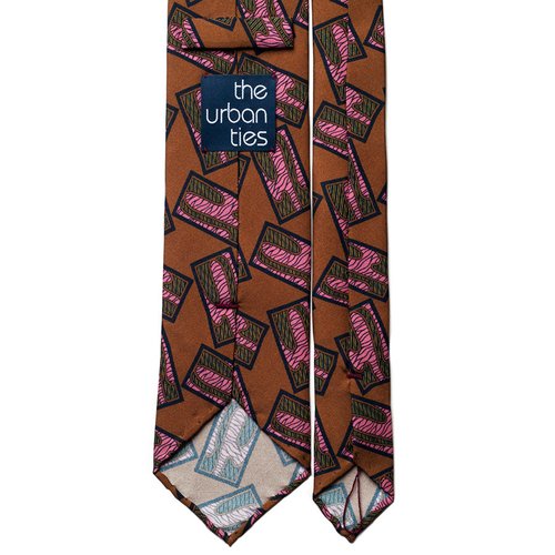 VINTAGE MEDALLION SILK TIE