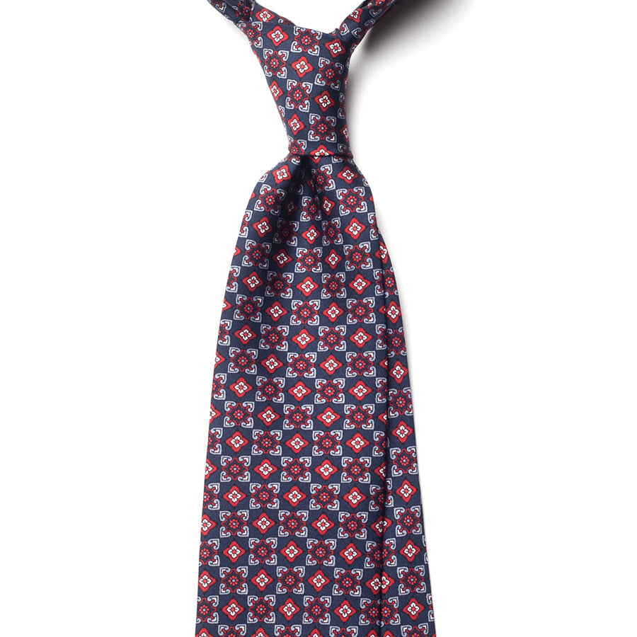 VINTAGE MEDALLION SILK TIE