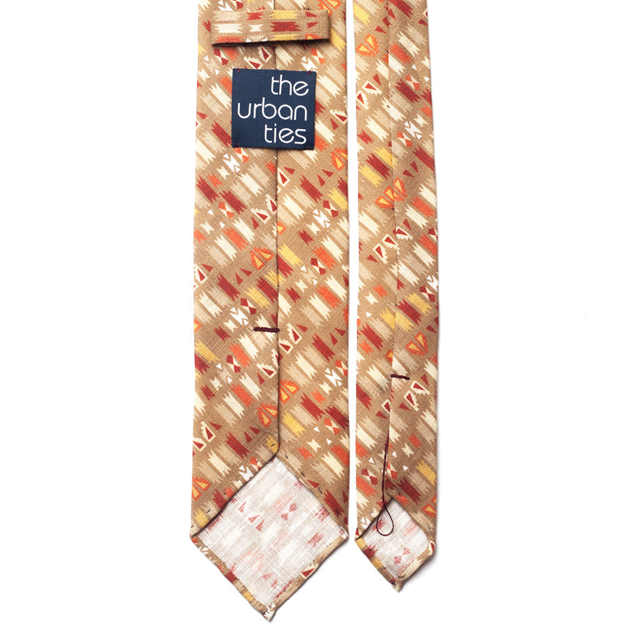 NAVAJO MOSAIC LINEN TIE