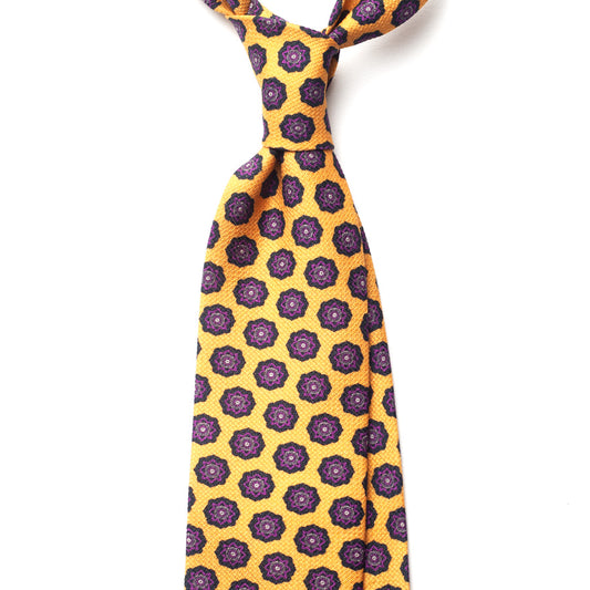 MEDALLION GARZA COTTON/LINEN TIE
