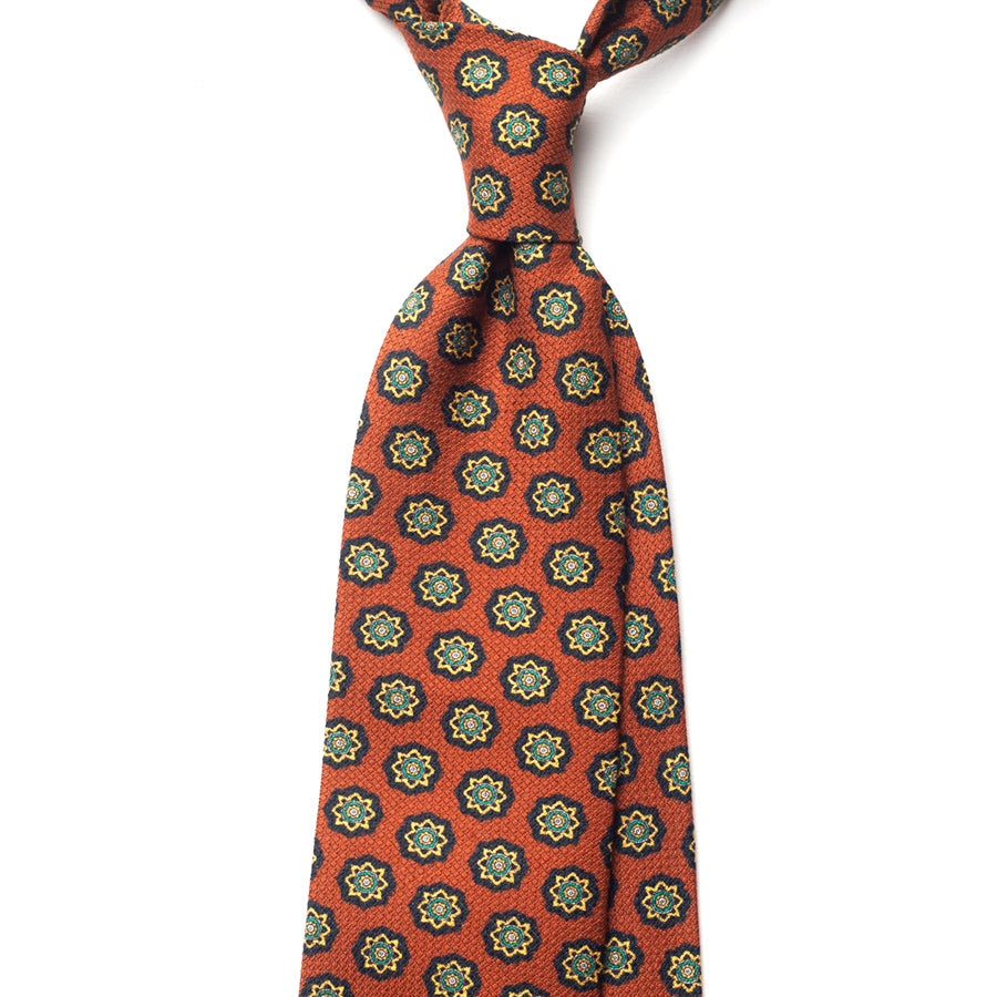 MEDALLION GARZA COTTON/LINEN TIE